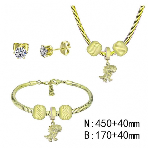 BC Wholesale Fashion DIY Jewelry Sets Stainless Steel 316L Jewelry Set NO.#SF4SPDGS174