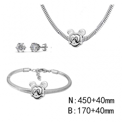 BC Wholesale Fashion DIY Jewelry Sets Stainless Steel 316L Jewelry Set NO.#SF4SPDGS049