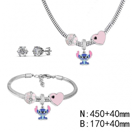 BC Wholesale Fashion DIY Jewelry Sets Stainless Steel 316L Jewelry Set NO.#SF4SPDGS064