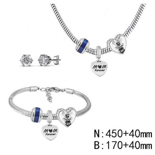 BC Wholesale Fashion DIY Jewelry Sets Stainless Steel 316L Jewelry Set NO.#SF4SPDGS095