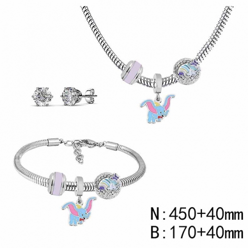 BC Wholesale Fashion DIY Jewelry Sets Stainless Steel 316L Jewelry Set NO.#SF4SPDGS084