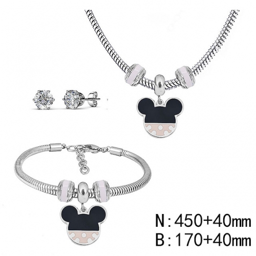 BC Wholesale Fashion DIY Jewelry Sets Stainless Steel 316L Jewelry Set NO.#SF4SPS056