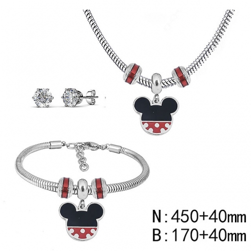 BC Wholesale Fashion DIY Jewelry Sets Stainless Steel 316L Jewelry Set NO.#SF4SPS058