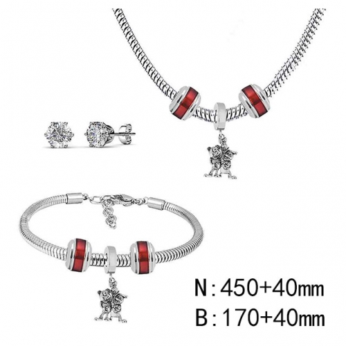 BC Wholesale Fashion DIY Jewelry Sets Stainless Steel 316L Jewelry Set NO.#SF4SPDGS111