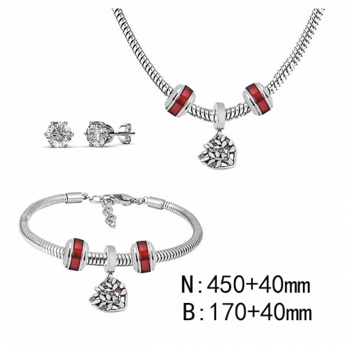 BC Wholesale Fashion DIY Jewelry Sets Stainless Steel 316L Jewelry Set NO.#SF4SPDGS107