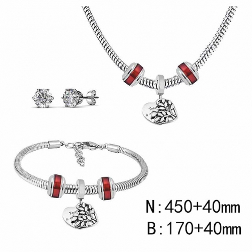 BC Wholesale Fashion DIY Jewelry Sets Stainless Steel 316L Jewelry Set NO.#SF4SPDGS101