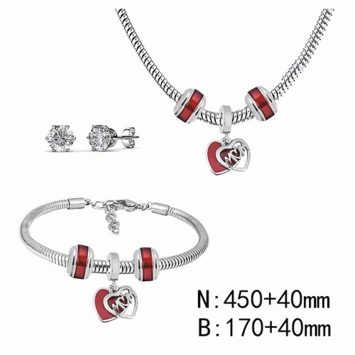 BC Wholesale Fashion DIY Jewelry Sets Stainless Steel 316L Jewelry Set NO.#SF4SPDGS109