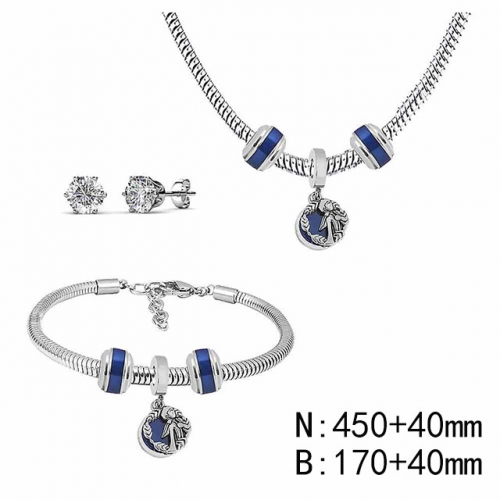 BC Wholesale Fashion DIY Jewelry Sets Stainless Steel 316L Jewelry Set NO.#SF4SPDGS098