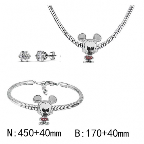 BC Wholesale Fashion DIY Jewelry Sets Stainless Steel 316L Jewelry Set NO.#SF4SPDGS059