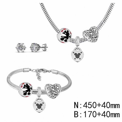 BC Wholesale Fashion DIY Jewelry Sets Stainless Steel 316L Jewelry Set NO.#SF4SPDGS067