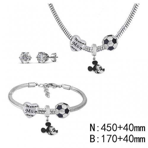 BC Wholesale Fashion DIY Jewelry Sets Stainless Steel 316L Jewelry Set NO.#SF4SPDGS091