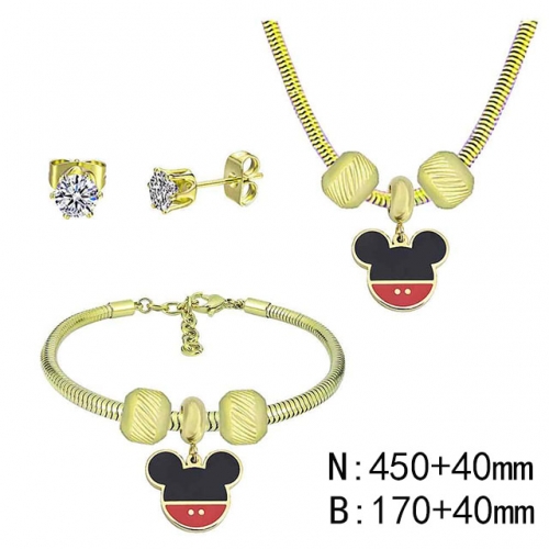 BC Wholesale Fashion DIY Jewelry Sets Stainless Steel 316L Jewelry Set NO.#SF4SPDGS211