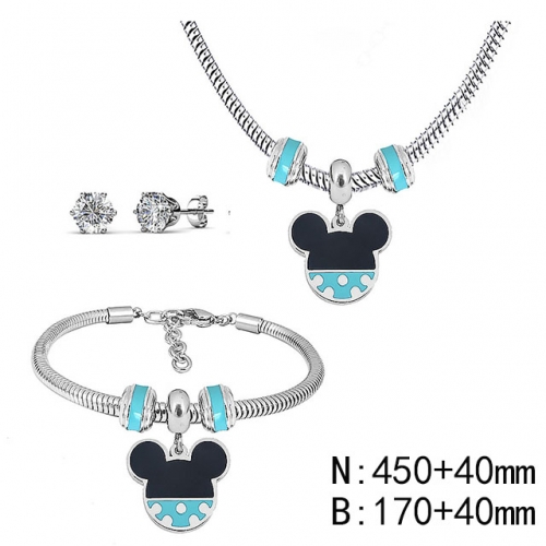 BC Wholesale Fashion DIY Jewelry Sets Stainless Steel 316L Jewelry Set NO.#SF4SPS057