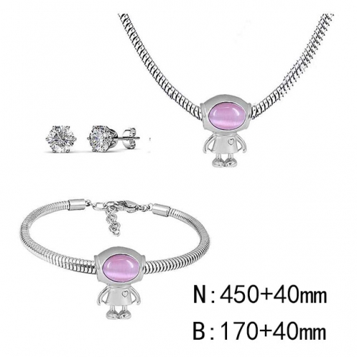 BC Wholesale Fashion DIY Jewelry Sets Stainless Steel 316L Jewelry Set NO.#SF4SPDGS058