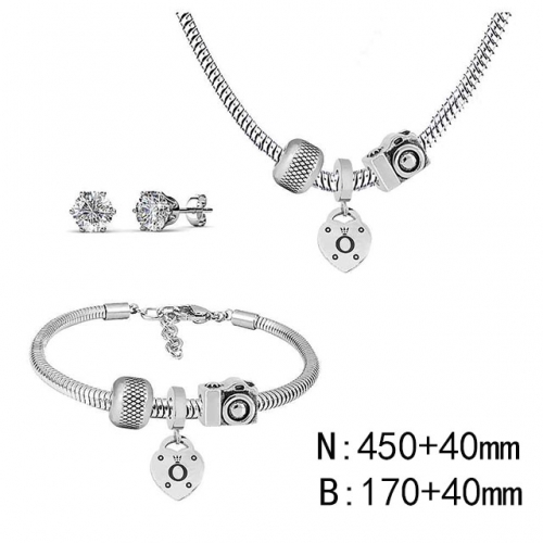 BC Wholesale Fashion DIY Jewelry Sets Stainless Steel 316L Jewelry Set NO.#SF4SPDGS136