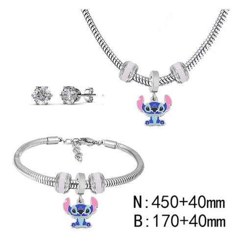 BC Wholesale Fashion DIY Jewelry Sets Stainless Steel 316L Jewelry Set NO.#SF4SPDGS127