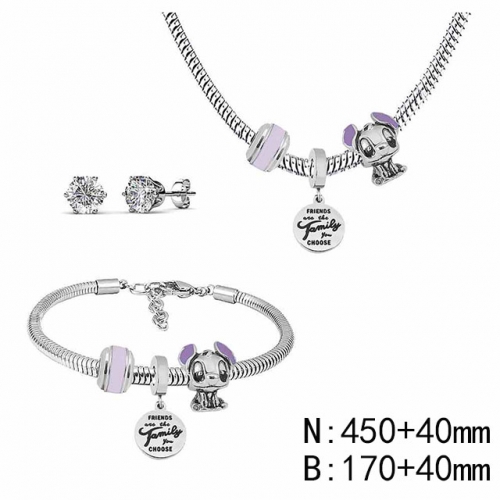 BC Wholesale Fashion DIY Jewelry Sets Stainless Steel 316L Jewelry Set NO.#SF4SPDGS092