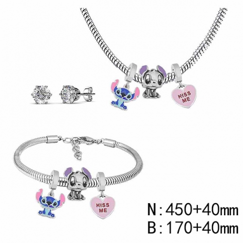 BC Wholesale Fashion DIY Jewelry Sets Stainless Steel 316L Jewelry Set NO.#SF4SPDGS073