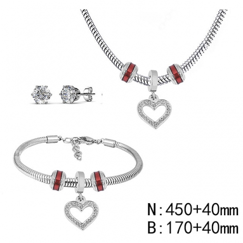 BC Wholesale Fashion DIY Jewelry Sets Stainless Steel 316L Jewelry Set NO.#SF4SPS142
