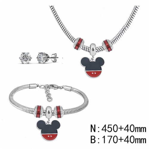 BC Wholesale Fashion DIY Jewelry Sets Stainless Steel 316L Jewelry Set NO.#SF4SPS001