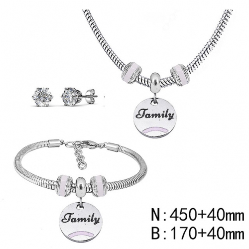 BC Wholesale Fashion DIY Jewelry Sets Stainless Steel 316L Jewelry Set NO.#SF4SPS029