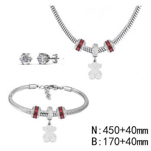 BC Wholesale Fashion DIY Jewelry Sets Stainless Steel 316L Jewelry Set NO.#SF4SPS106