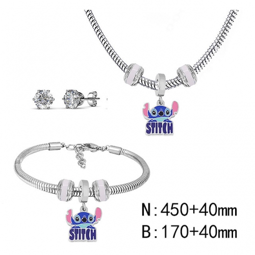 BC Wholesale Fashion DIY Jewelry Sets Stainless Steel 316L Jewelry Set NO.#SF4SPDGS128