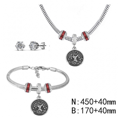 BC Wholesale Fashion DIY Jewelry Sets Stainless Steel 316L Jewelry Set NO.#SF4SPS144