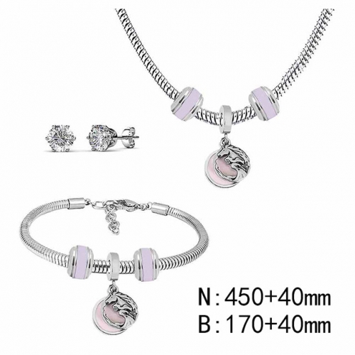 BC Wholesale Fashion DIY Jewelry Sets Stainless Steel 316L Jewelry Set NO.#SF4SPDGS106