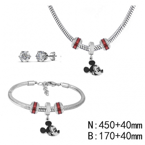 BC Wholesale Fashion DIY Jewelry Sets Stainless Steel 316L Jewelry Set NO.#SF4SPS124
