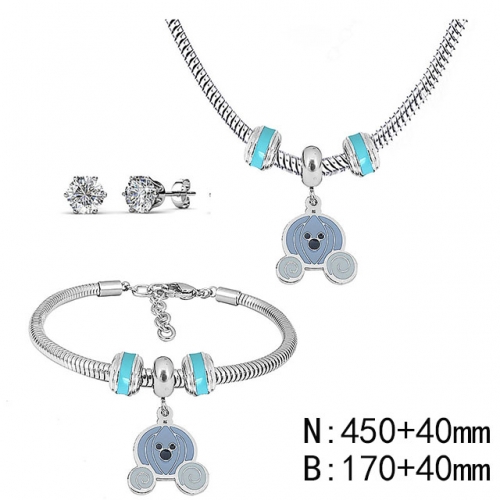 BC Wholesale Fashion DIY Jewelry Sets Stainless Steel 316L Jewelry Set NO.#SF4SPS063