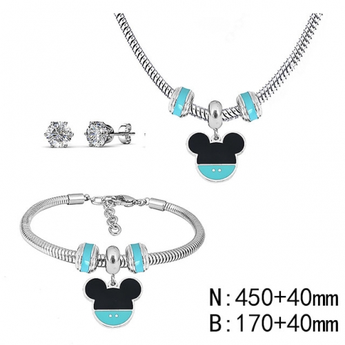 BC Wholesale Fashion DIY Jewelry Sets Stainless Steel 316L Jewelry Set NO.#SF4SPS002