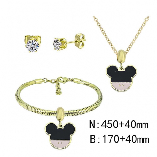 BC Wholesale Fashion DIY Jewelry Sets Stainless Steel 316L Jewelry Set NO.#SF4SPDGS030