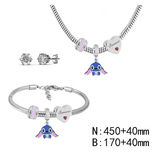 BC Wholesale Fashion DIY Jewelry Sets Stainless Steel 316L Jewelry Set NO.#SF4SPDGS069