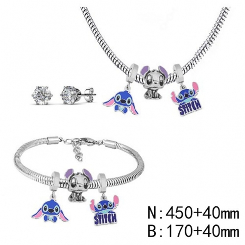 BC Wholesale Fashion DIY Jewelry Sets Stainless Steel 316L Jewelry Set NO.#SF4SPDGS070