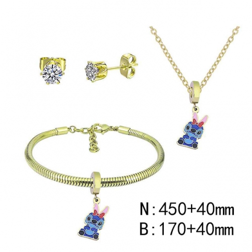 BC Wholesale Fashion DIY Jewelry Sets Stainless Steel 316L Jewelry Set NO.#SF4SPDGS116