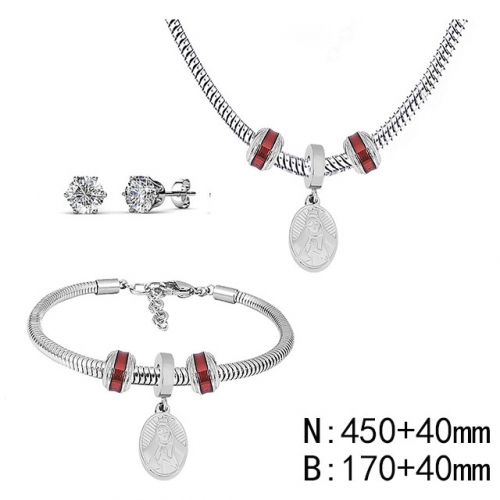 BC Wholesale Fashion DIY Jewelry Sets Stainless Steel 316L Jewelry Set NO.#SF4SPS139