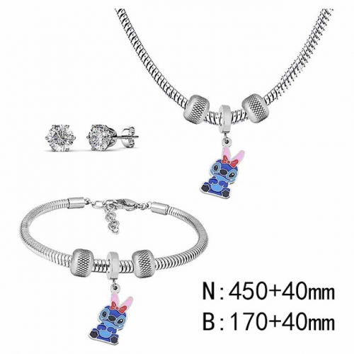 BC Wholesale Fashion DIY Jewelry Sets Stainless Steel 316L Jewelry Set NO.#SF4SPDGS129