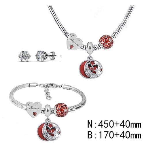 BC Wholesale Fashion DIY Jewelry Sets Stainless Steel 316L Jewelry Set NO.#SF4SPS073