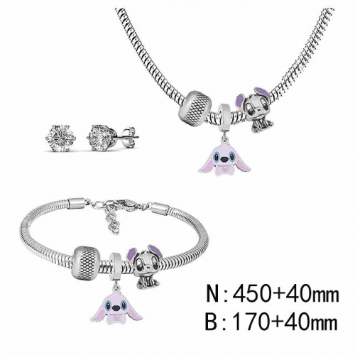 BC Wholesale Fashion DIY Jewelry Sets Stainless Steel 316L Jewelry Set NO.#SF4SPDGS132