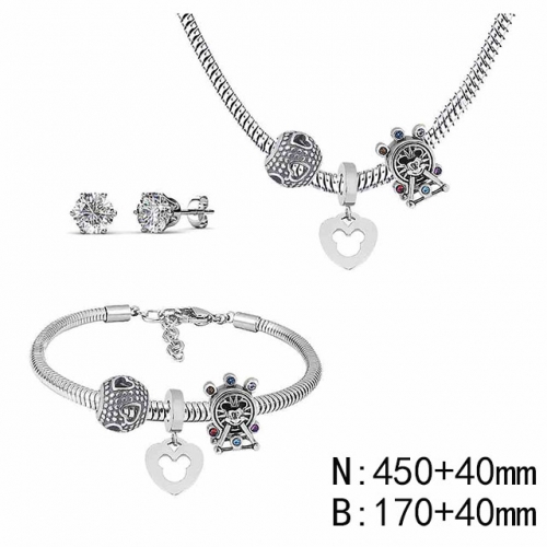 BC Wholesale Fashion DIY Jewelry Sets Stainless Steel 316L Jewelry Set NO.#SF4SPDGS085