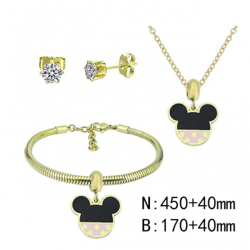 BC Wholesale Fashion DIY Jewelry Sets Stainless Steel 316L Jewelry Set NO.#SF4SPDGS024