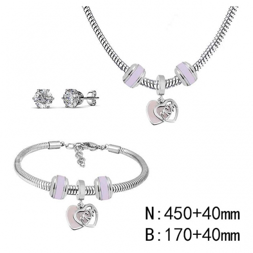 BC Wholesale Fashion DIY Jewelry Sets Stainless Steel 316L Jewelry Set NO.#SF4SPDGS108