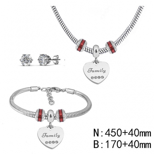 BC Wholesale Fashion DIY Jewelry Sets Stainless Steel 316L Jewelry Set NO.#SF4SPS050