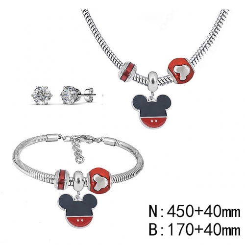 BC Wholesale Fashion DIY Jewelry Sets Stainless Steel 316L Jewelry Set NO.#SF4SPS085