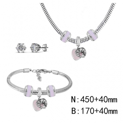 BC Wholesale Fashion DIY Jewelry Sets Stainless Steel 316L Jewelry Set NO.#SF4SPDGS102