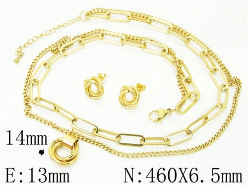 BC Wholesale Jewelry Sets Stainless Steel 316L Jewelry Sets NO.#BC59S2258HLD