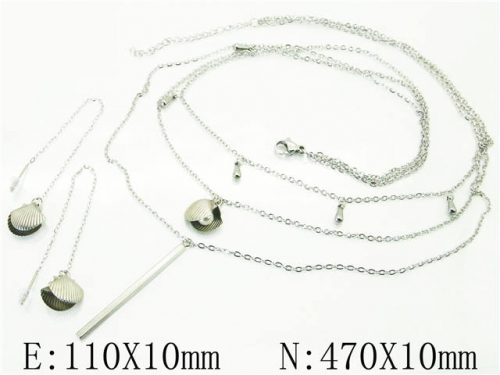 BC Wholesale Jewelry Sets Stainless Steel 316L Jewelry Sets NO.#BC59S0169HHR