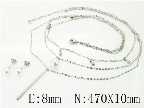 BC Wholesale Jewelry Sets Stainless Steel 316L Jewelry Sets NO.#BC59S0167HHE