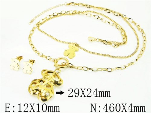 BC Wholesale Jewelry Sets Stainless Steel 316L Jewelry Sets NO.#BC02S2861HOQ